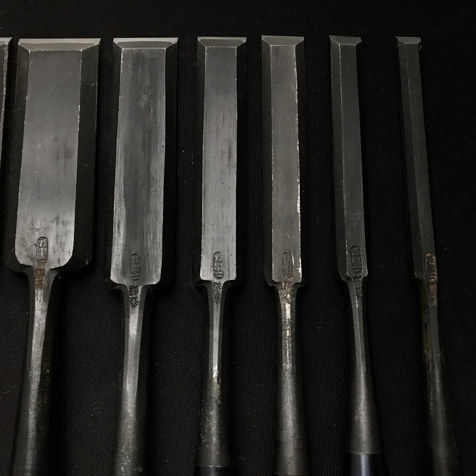 Fujihiro Paring chisels by Chuutarou Imai 今井忠太郎作 二治弘 薄鑿 Usunomi