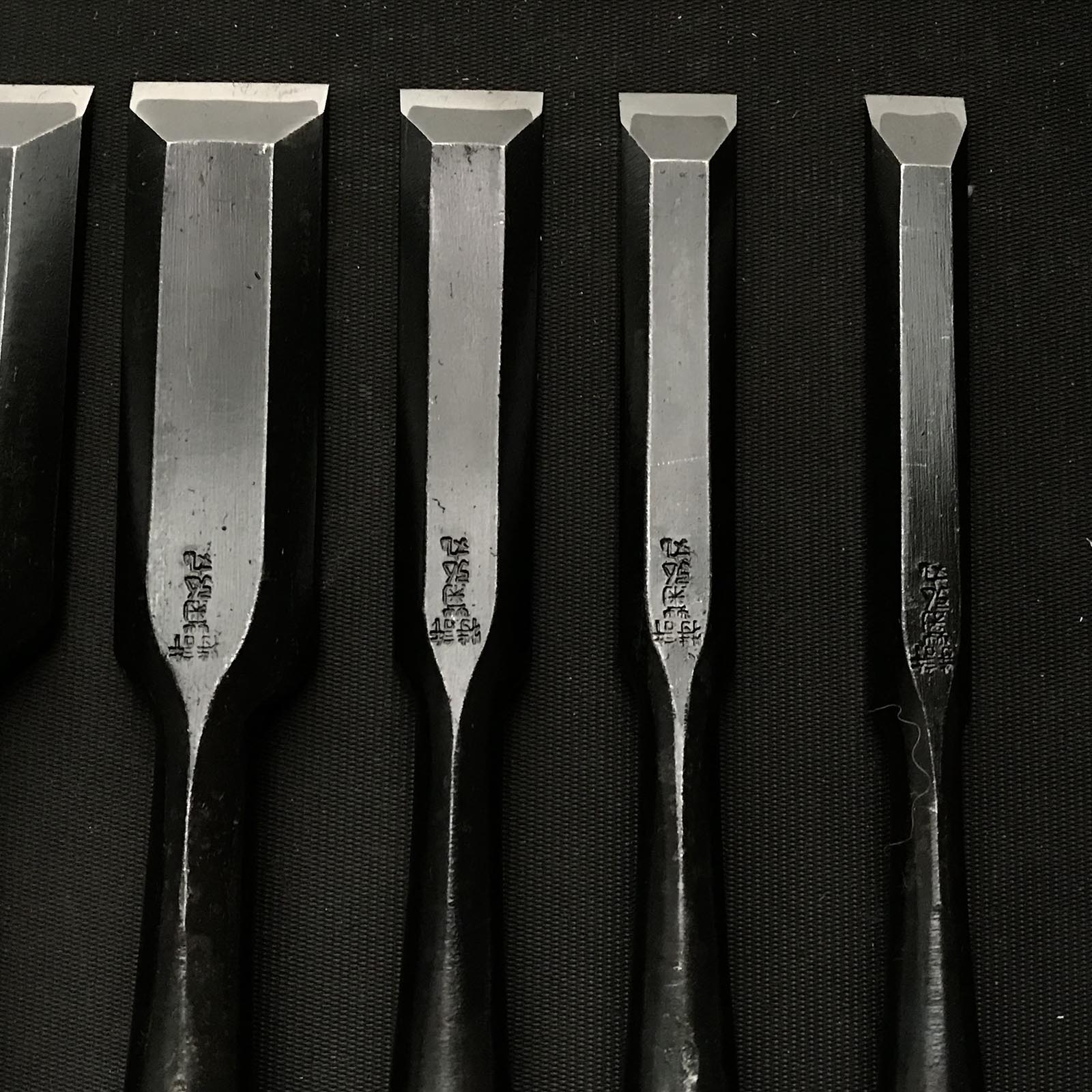 Kikuhiromaru Shorter Timber chisels 菊弘丸 中叩き鑿 Chutatakinomi 12,15,18,24,30,36mm