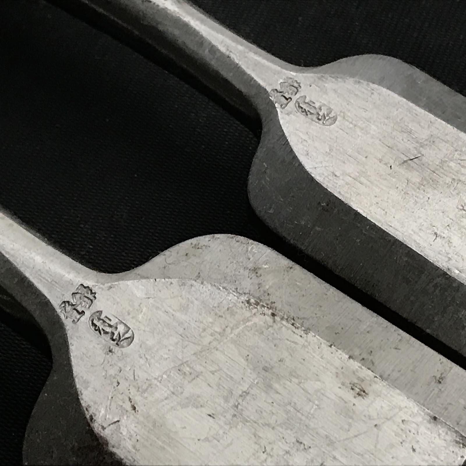 Old stock Kazuyuki Bench chisels(Oirenomi)掘出し物 和之 磨き仕上 四つ裏 追入鑿 54,48,36mm