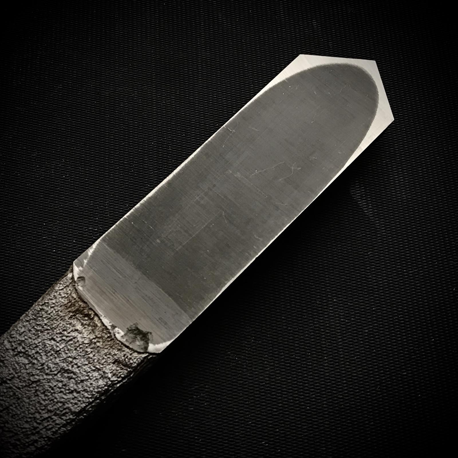 Takasho Kensaki Knife (Mokume) 高昇作 木目 剣先 24mm