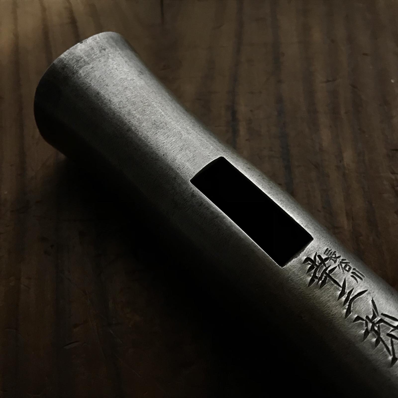 Kouzaburou Pasting steel Chiytsuru Type Square Hammers 長谷川幸三郎氏 千代鶴型 四角玄翁 鋼付 200匁