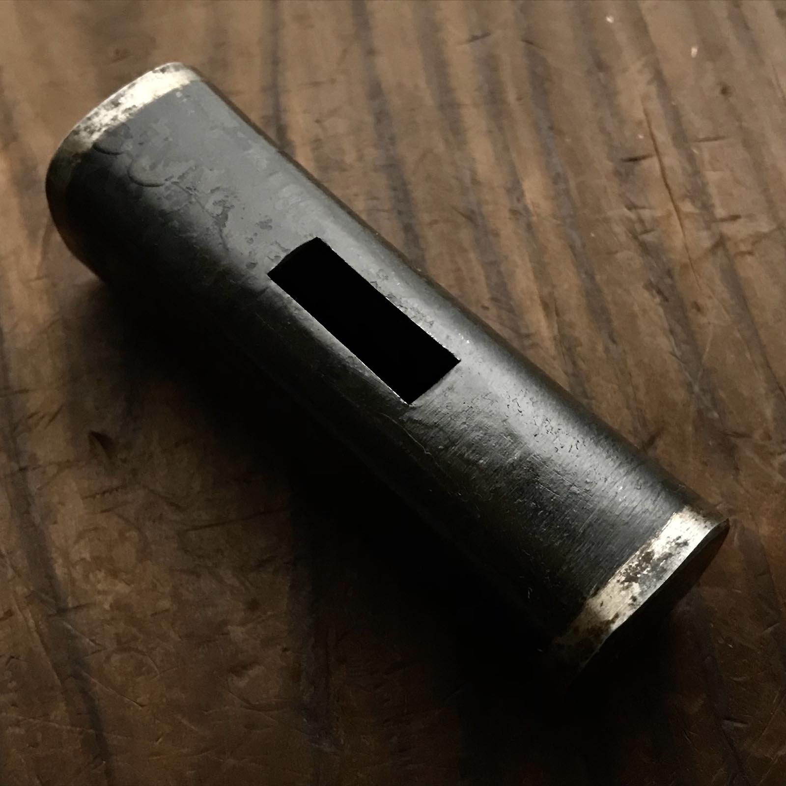 旧蔵 高三郎 オールスチール角槌 掘り出し物 長谷川幸三郎氏 四角玄翁 100匁