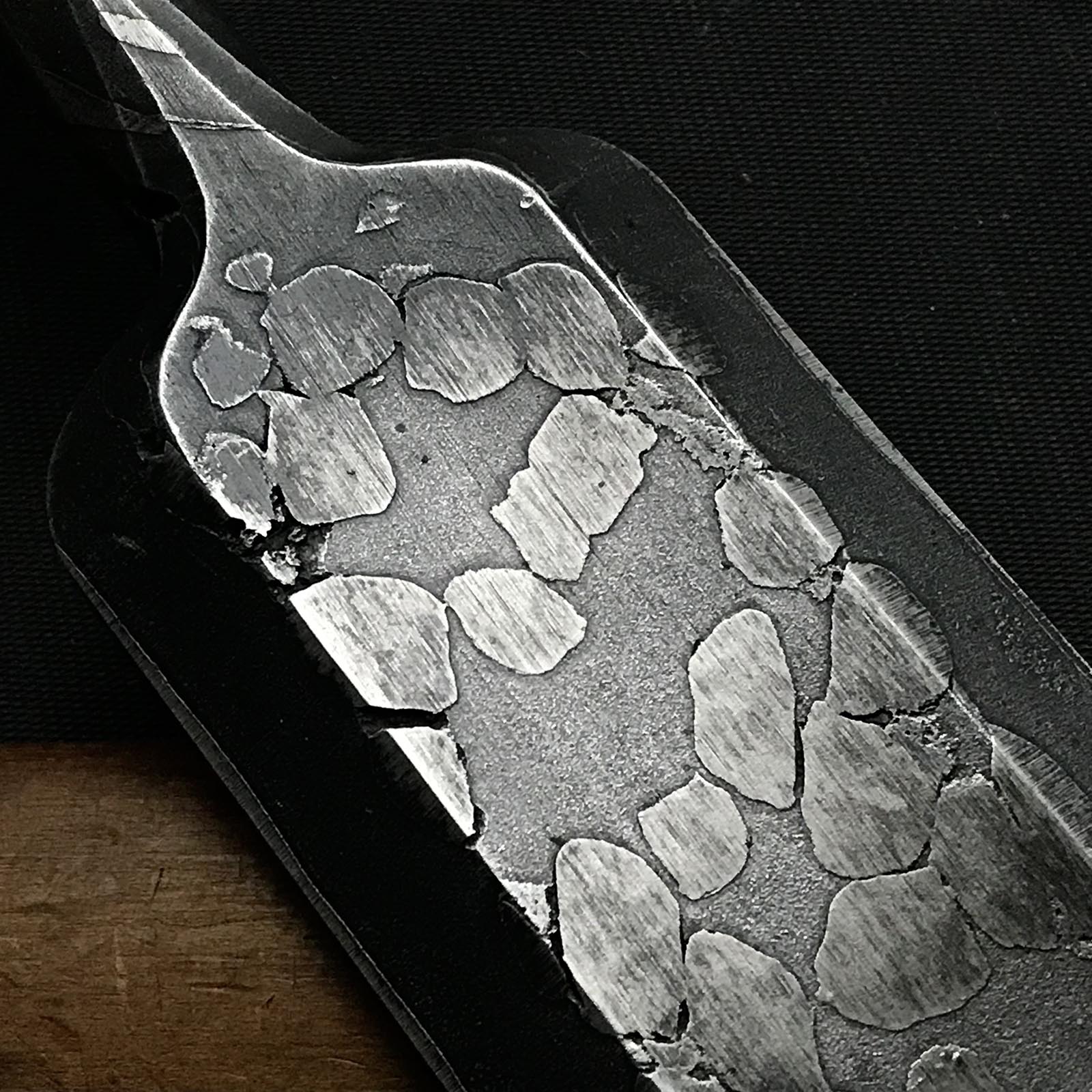 Old stock Kunikei 3rd Generations Special Timber chisels by Ikeda Yoshiro 掘出し物 魂 池田慶郎氏 三代目国慶作 叩鑿 48mm Tatakinomi