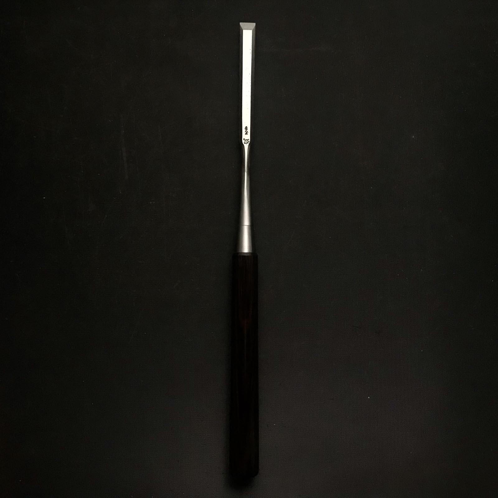 Old stock Kunikei 3rd Generation Early works Paring chisels 掘出し物 池田慶郎氏 三代目国慶作 早期作品 墨流し 薄鑿 12mm