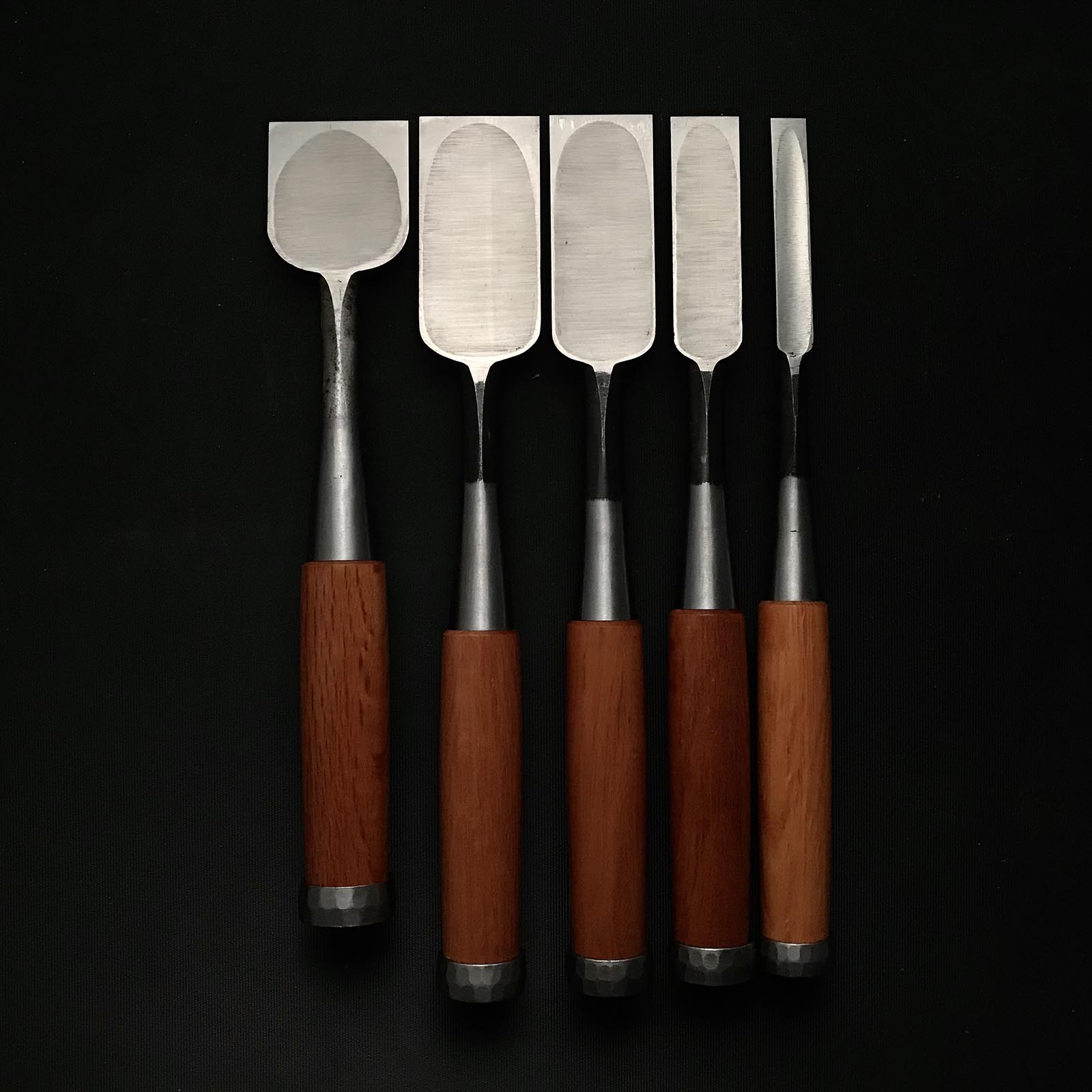 Used Keijyu Timber chisel by Keizaburo Nagaoke (Tatakinomi) 中古 永桶啓三郎作 啓寿 叩き鑿 12,24,36,42,48mm