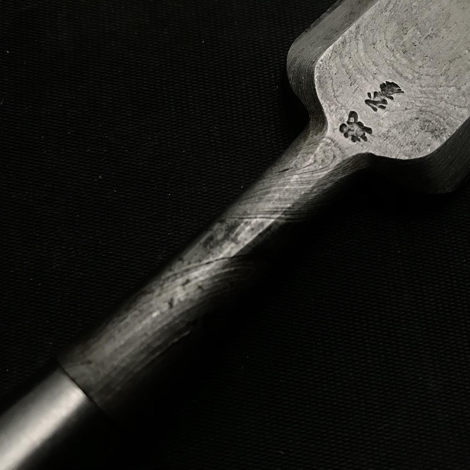 Old stock Kunikei 3rd Generation Early works Bench chisels 掘出し物 池田慶郎氏 三代目国慶作 早期作品 墨流し 追入鑿 36mm