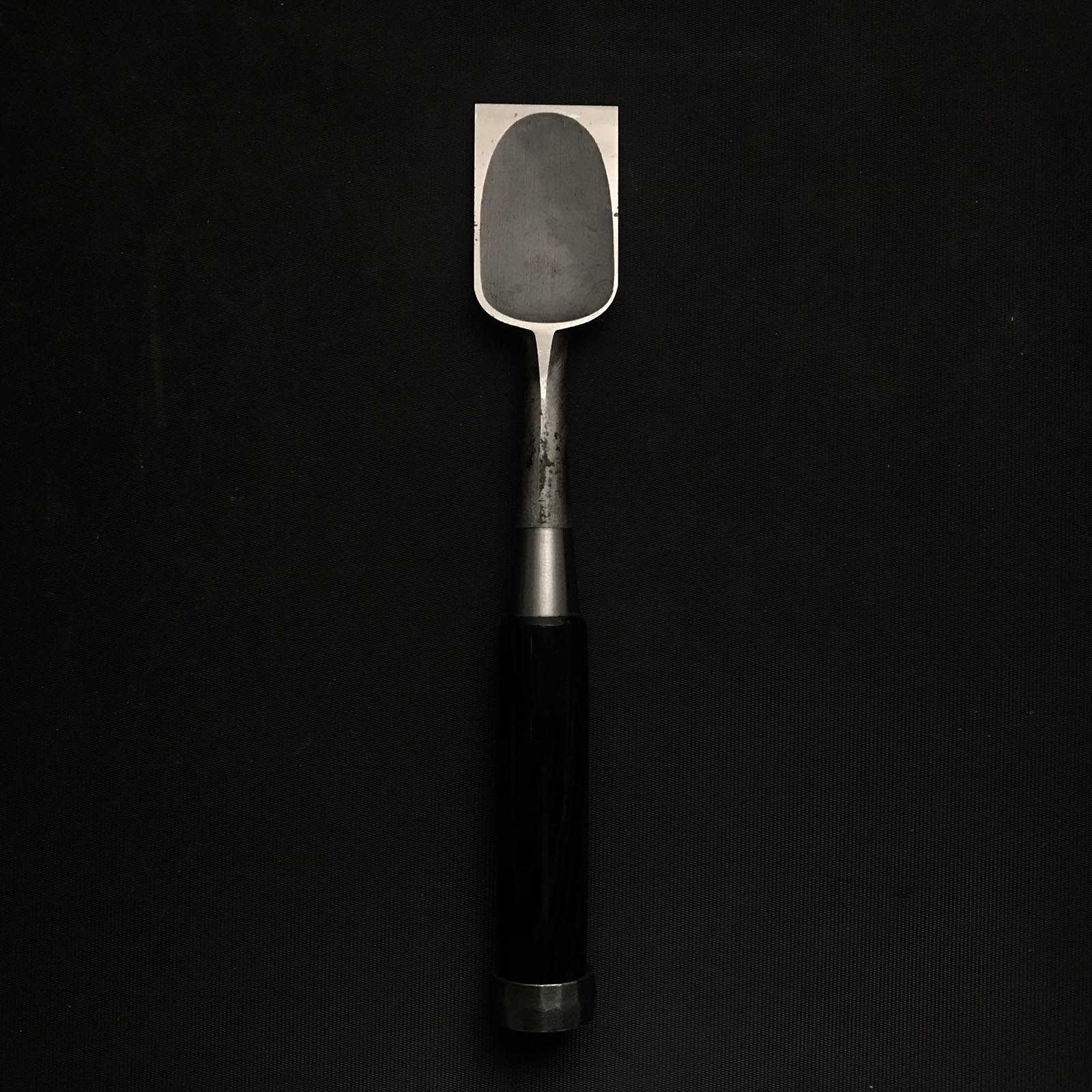 旧蔵 国慶三代 初期作品 卓上ノミ 掘り出し物 池田慶郎氏 三代目国慶作 初期作品 墨流し 追入鑿 36mm