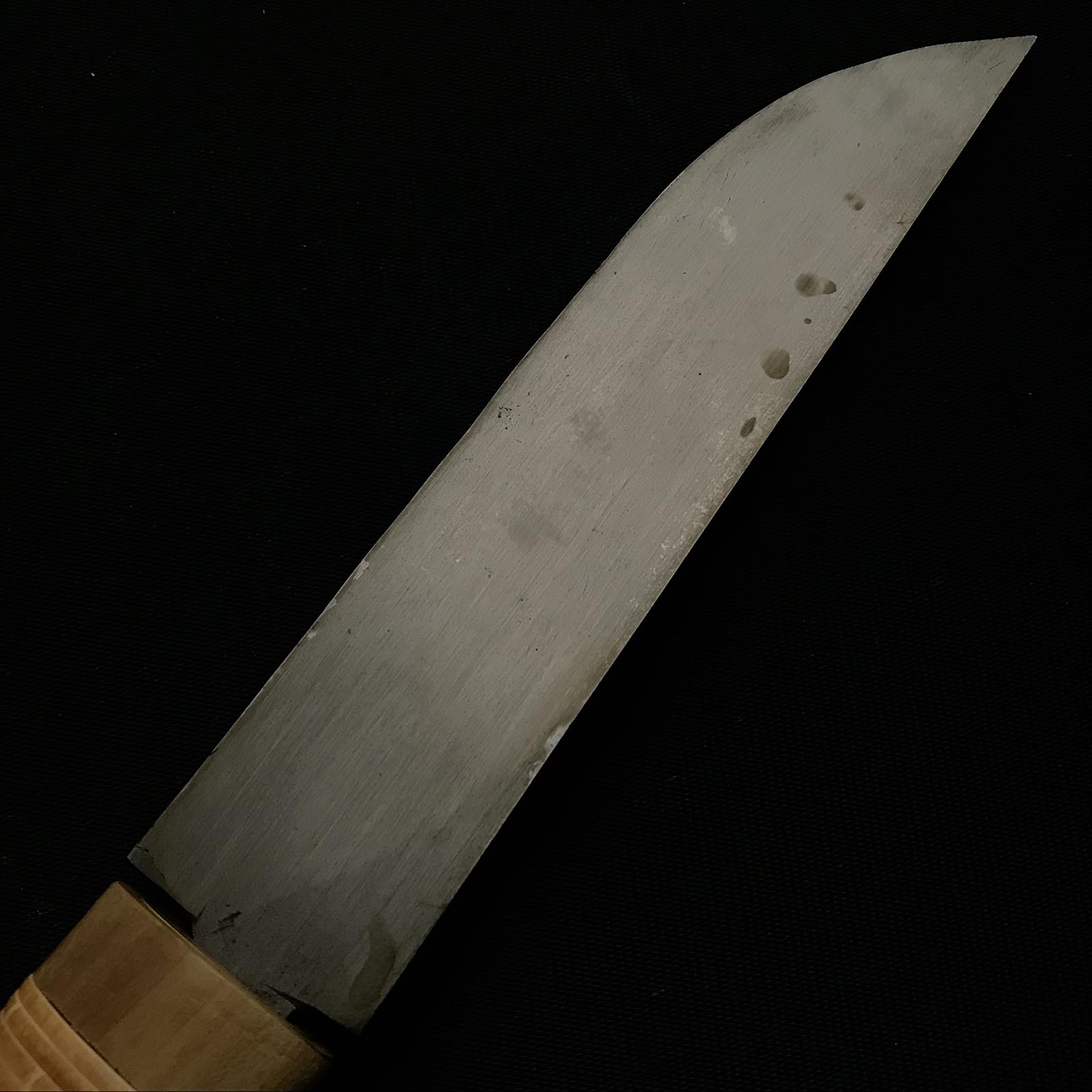 #2 Old stock Japanese traditional small knife with handle 掘出し物 小刀 Right hand & 右