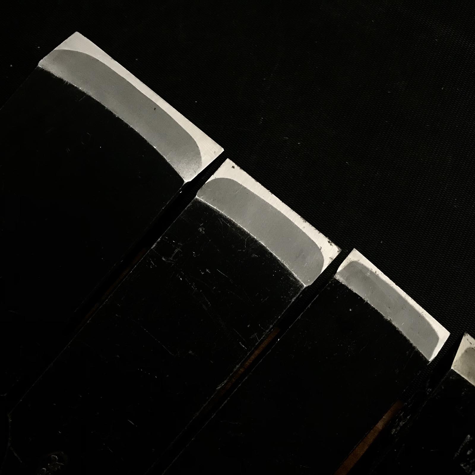 Old stock Damekiri chisels set 掘出し物 ダメ切り6本組鑿 Damekirinomi