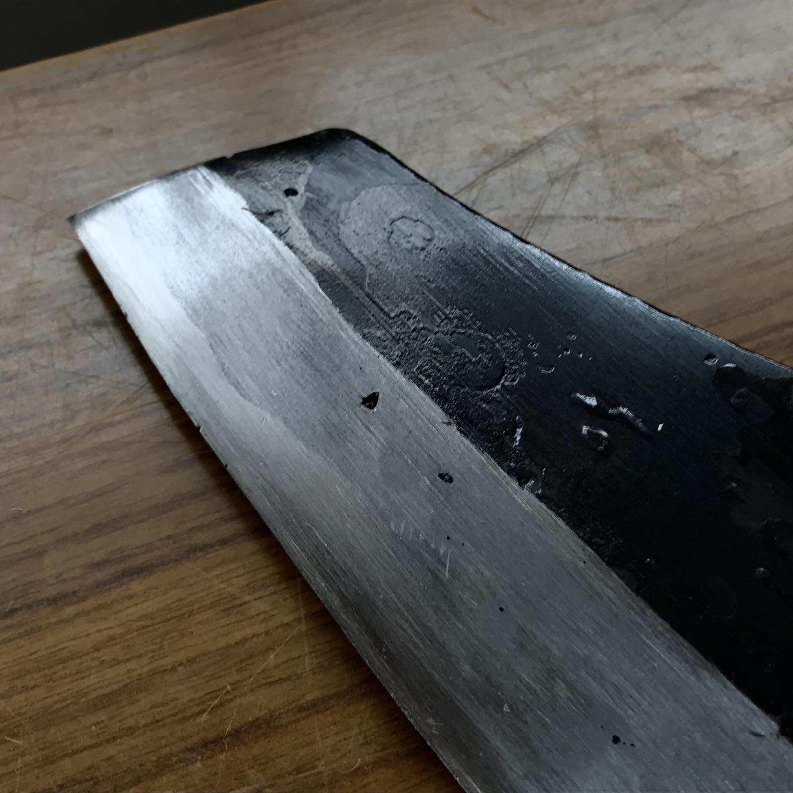 Kouetsu Japanese Carpenter's Axe head by Toshie 利栄作 侊悦 大工鉞 刃のみ Masakari