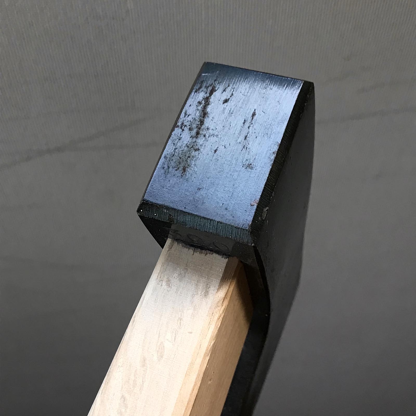 #Mk12 Old stock Nobuharu Japanese Carpenter's Axe 掘出し物 信晴 鉞 Masakari