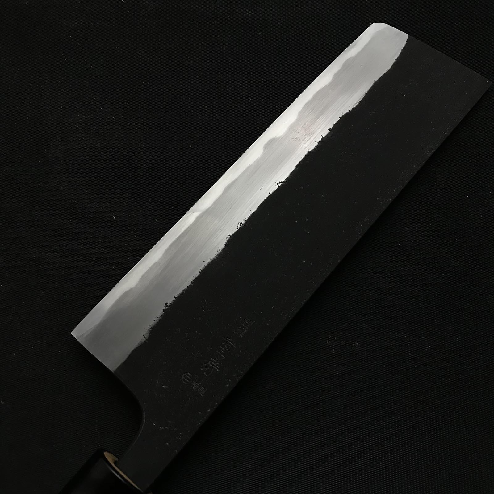 重房作 黒打菜切包丁 165mm