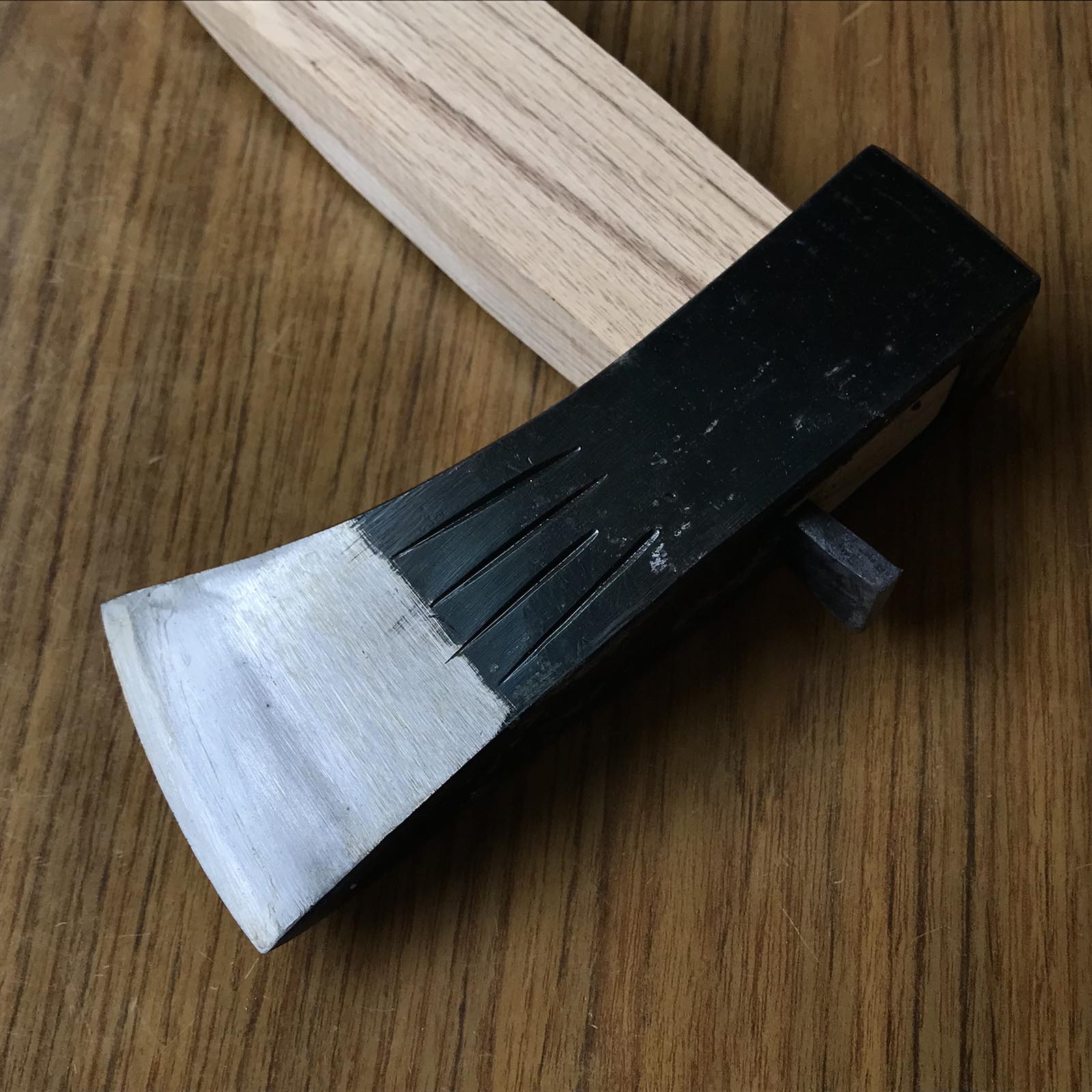 #Mk13 Old stock Japanese Carpenter's Axe 掘出し物 鉞 木割り斧 Masakari