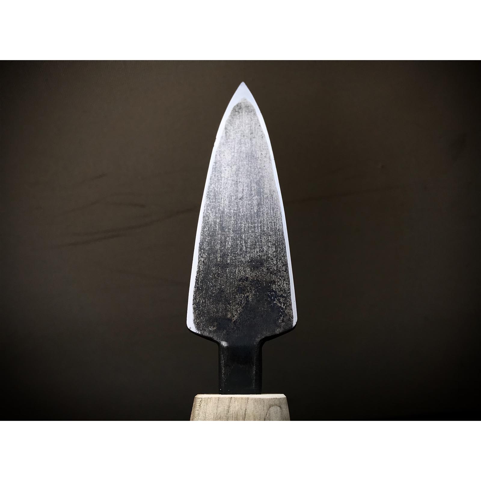 Kamon-Kiyohisa Yari Kanna by Watanabe Kiyoe 渡辺清栄作 家紋清久 100℃戻し 槍鉋 135mm