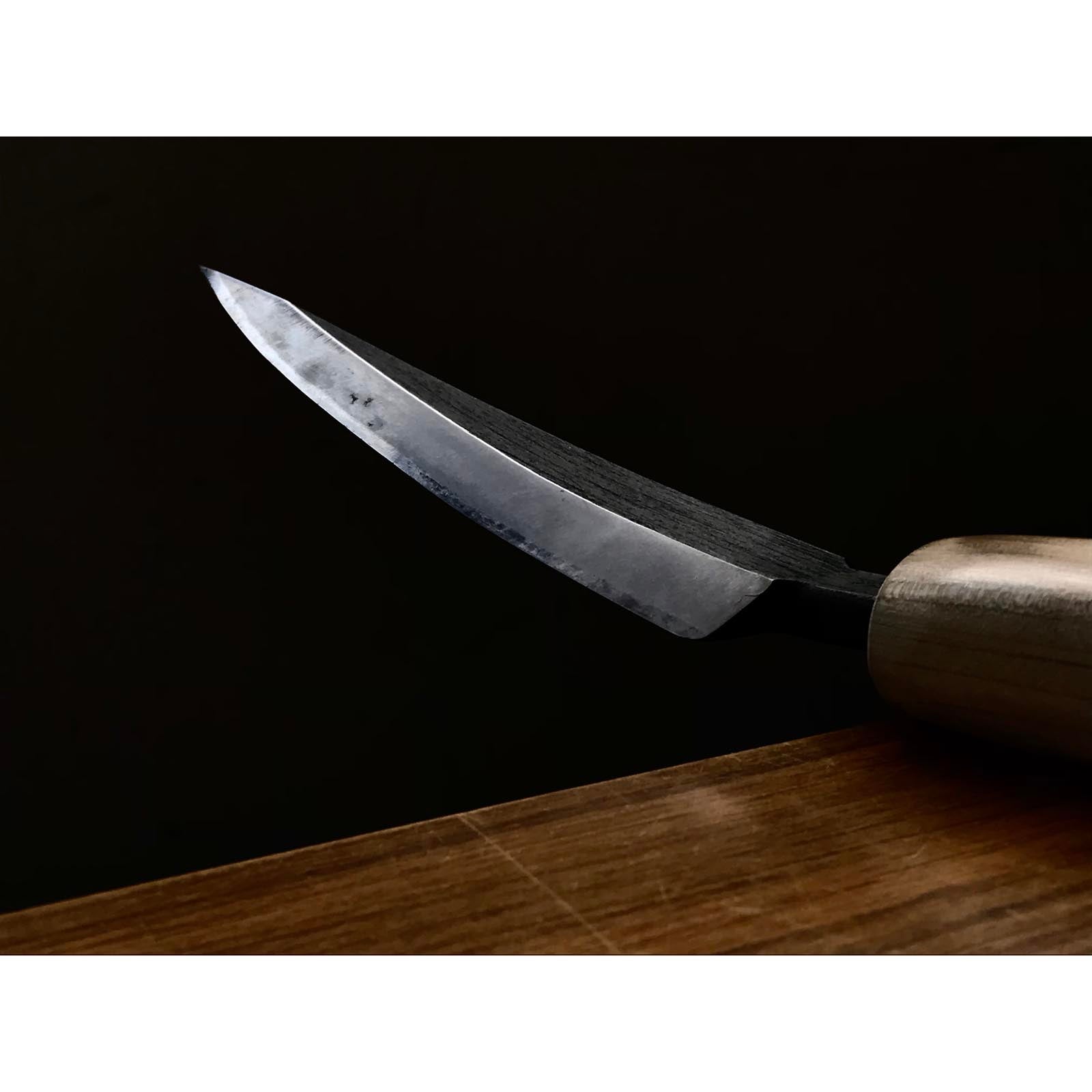 Kamon-Kiyohisa Yari Kanna by Watanabe Kiyoe 渡辺清栄作 家紋清久 100℃戻し 槍鉋 135mm