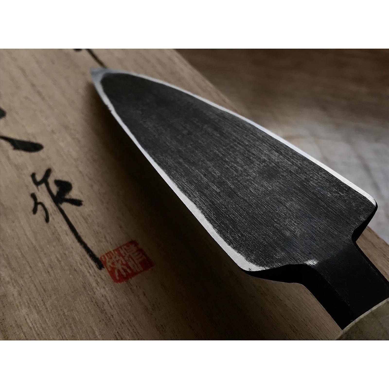 Kamon-Kiyohisa Yari Kanna by Watanabe Kiyoe 渡辺清栄作 家紋清久 100℃戻し 槍鉋 135mm