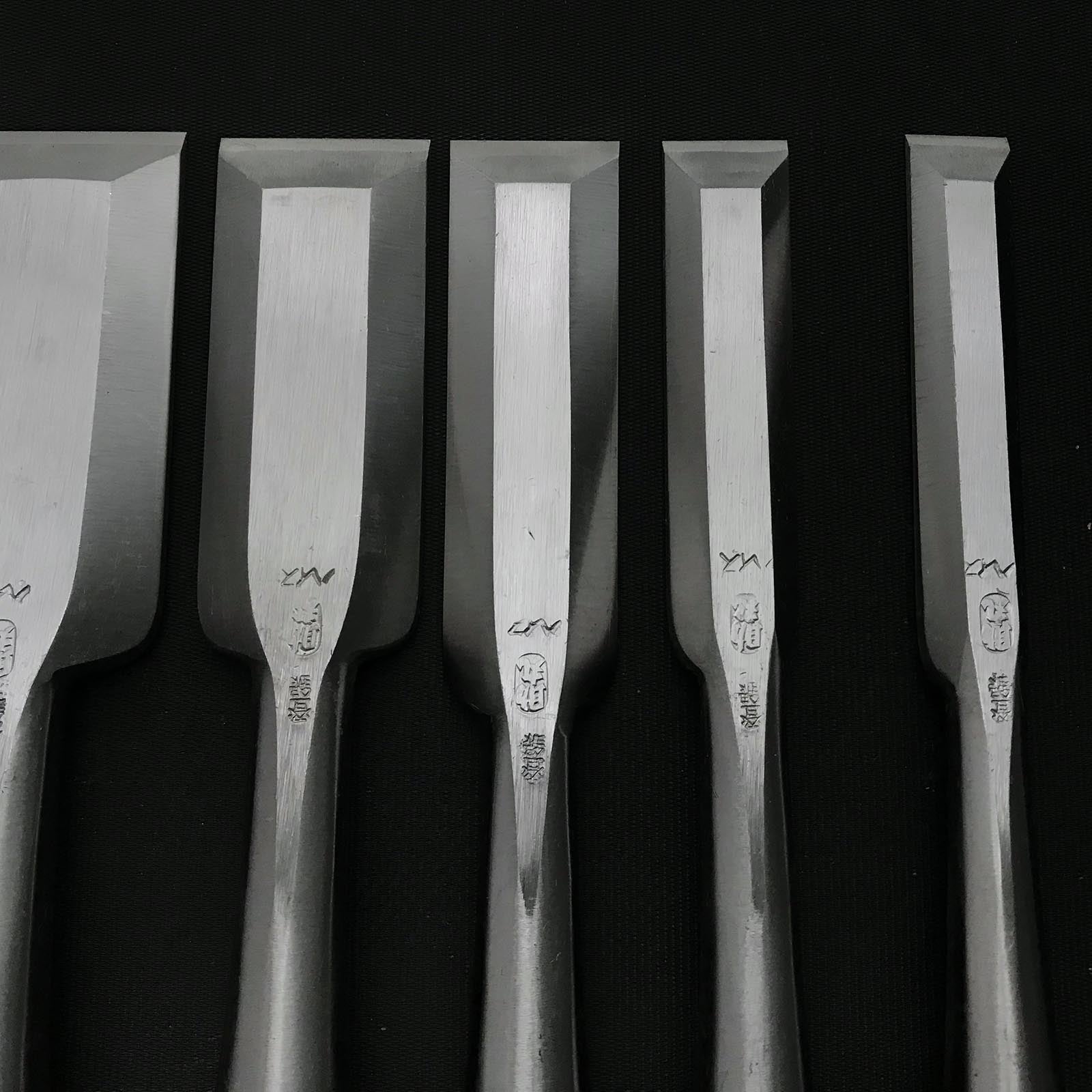 Sukemaru 4th High-Speed Steel Medium Timber chisels by Usui Yoshio 四代助丸 碓氷淑郎 ハイス鋼 中叩き鑿 Chutatakinomi