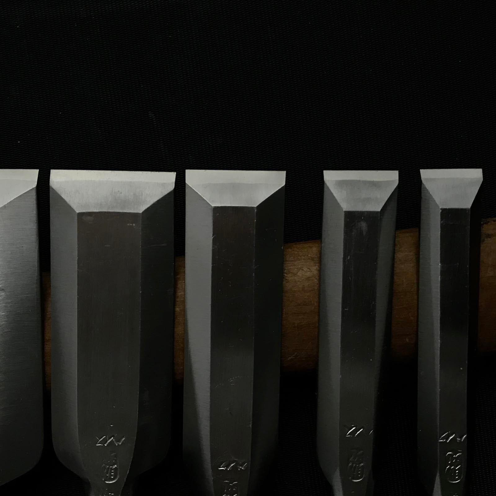 Sukemaru 4th High-Speed Steel Medium Timber chisels by Usui Yoshio 四代助丸 碓氷淑郎 ハイス鋼 中叩き鑿 Chutatakinomi
