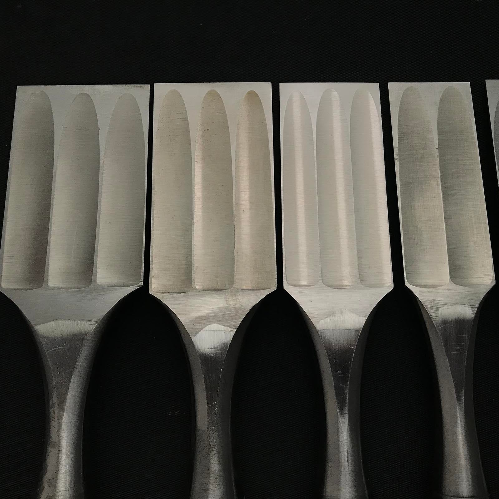 Sukemaru 4th High-Speed Steel Damekiri chisels by Usui Yoshio 四代助丸 碓氷淑郎 ハイス鋼 ダメ切り鑿 Damekirinomi