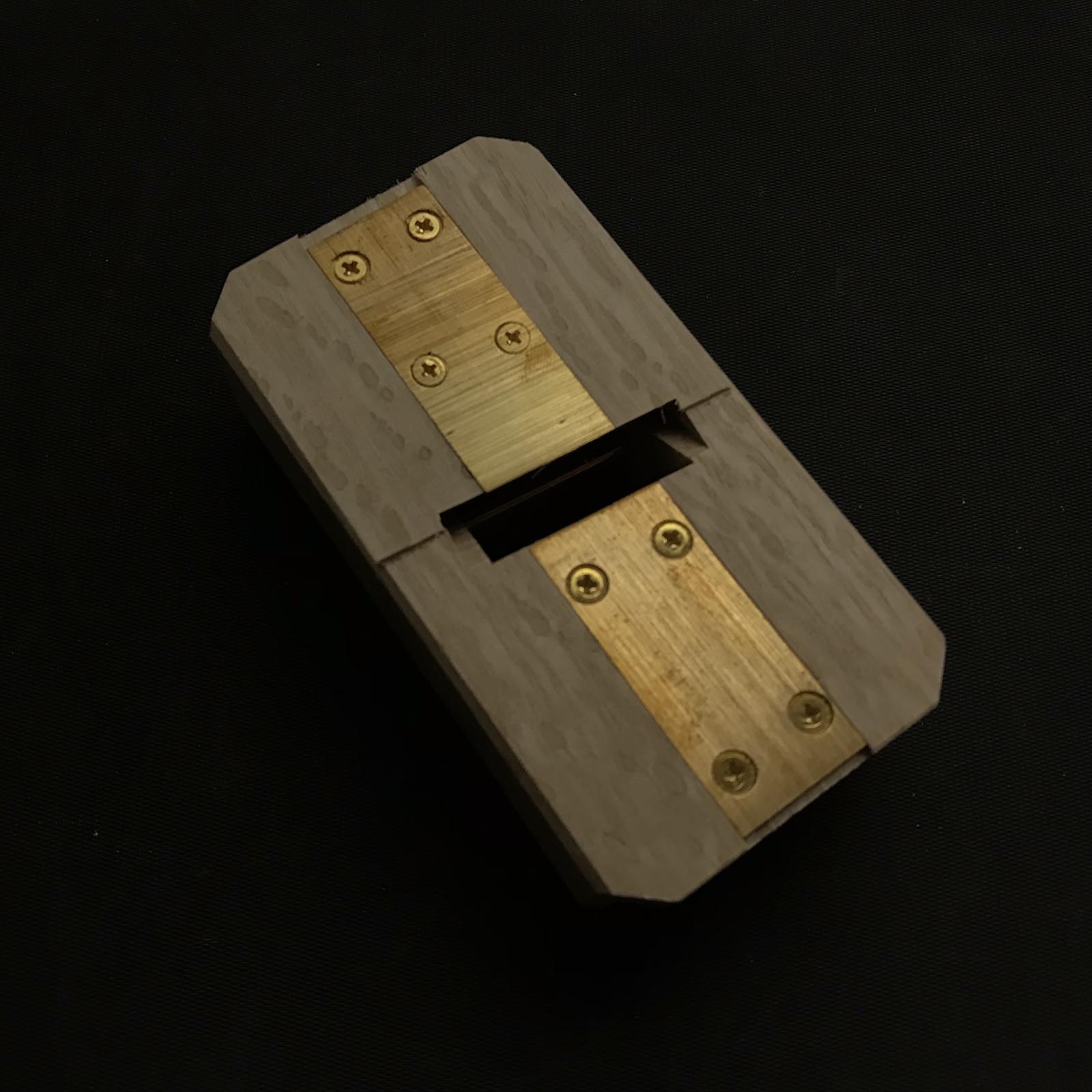 Sekirin Chamfer Plane (Oblique style) by Seikichi Sekikawa 45° 関川誠吉作 自由角面取鉋 イスカ仕込 30mm
