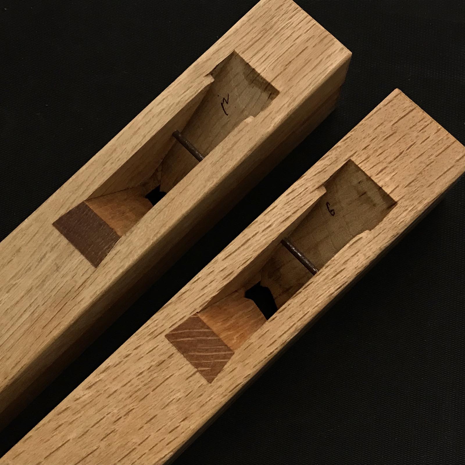 Old stock Kouetsu Traditional Chamfer Plane 掘出し物 侊悦 面取鉋 クラブ面 7.5mm 9mm