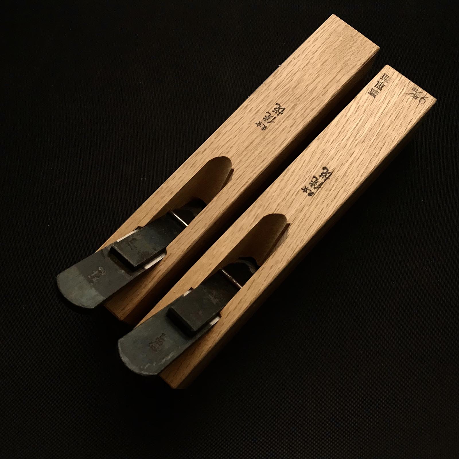 Old stock Kouetsu Traditional Chamfer Plane 掘出し物 侊悦 面取鉋 瓢箪面 9mm 10.5mm