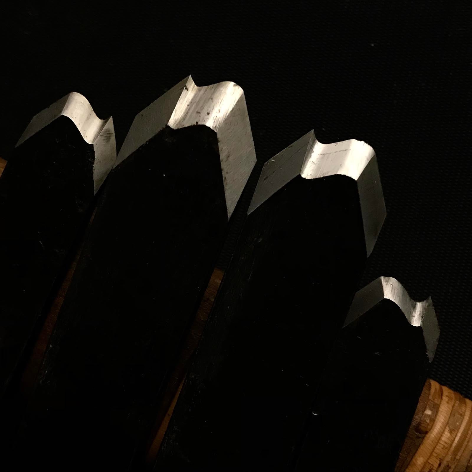 Old stock Kouetsu Traditional Chamfer Plane 掘出し物 侊悦 面取鉋 瓢箪面 9mm 10.5mm