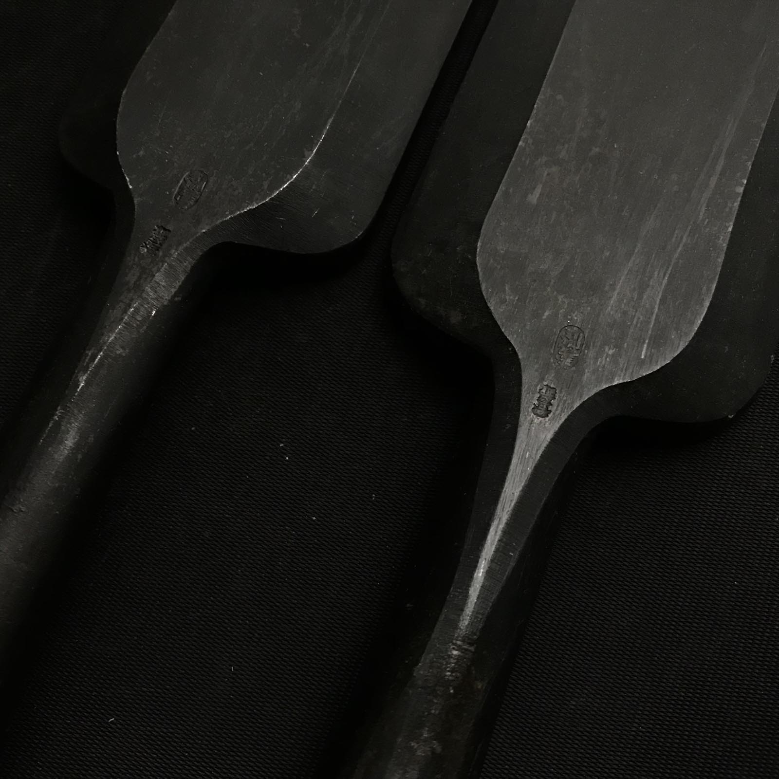 Old stock Yoshitaka Timber chisels 掘出し物 義隆 叩鑿 60mm 54mm Tatakinomi