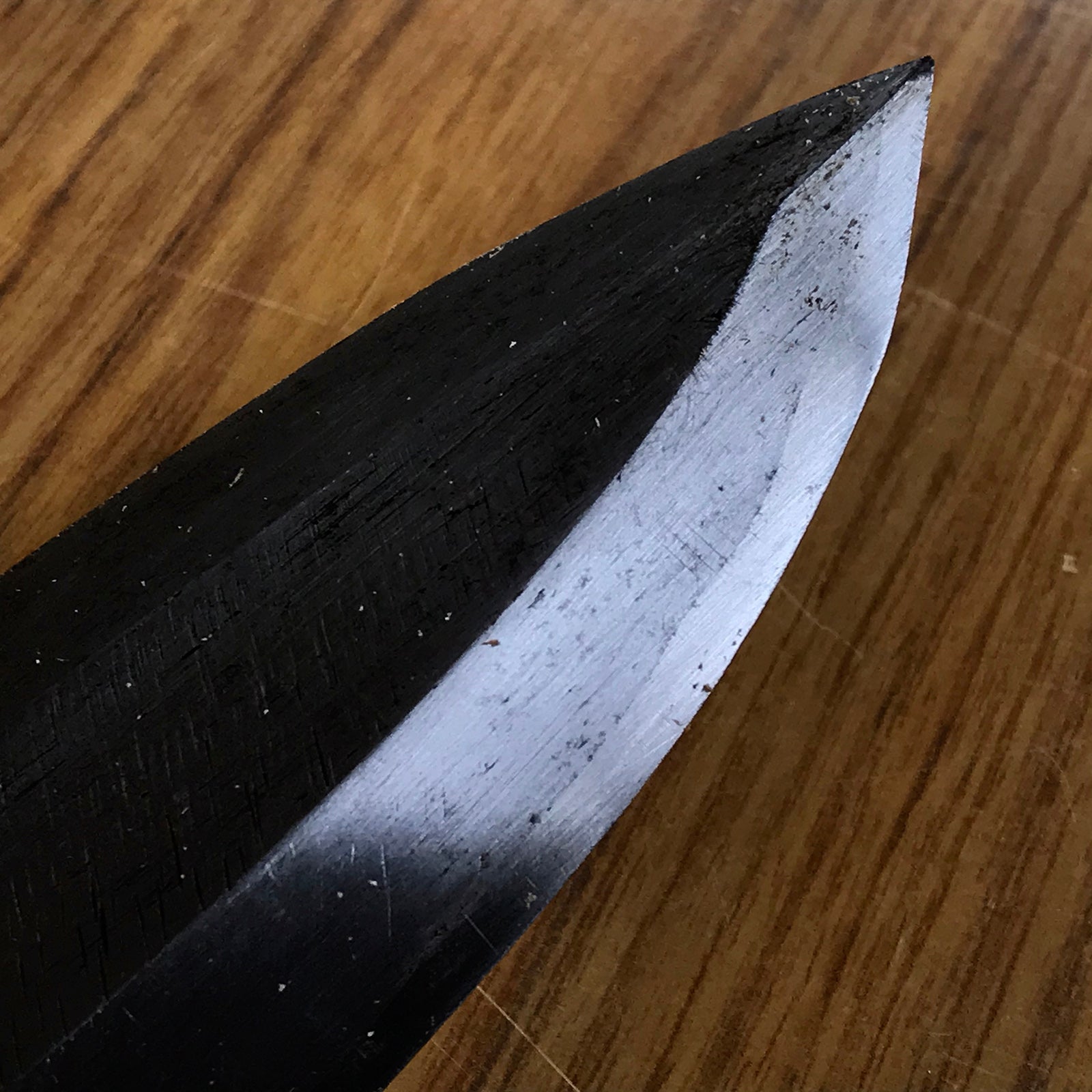 Large Yari Kanna by Imai Shigenobu with Saya 今井重信作 槍鉋 鞘付 145mm