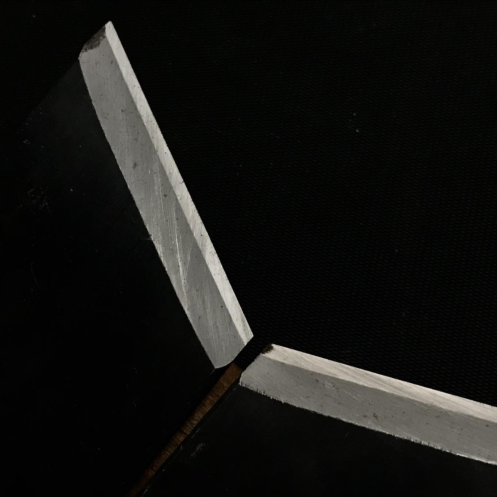 旧蔵 慶三郎 鉋鉋セット(キワカンナ) 青鋼 圭三郎 際鉋 左右セット 54mm