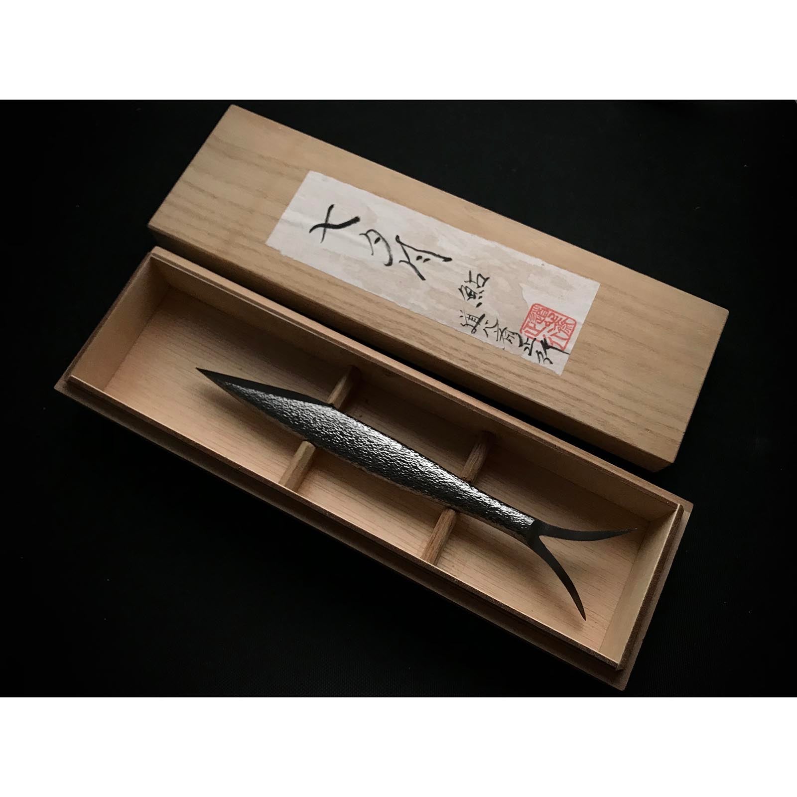 Doshinsai Masatsura Kiridashi by Baba Masatsura Right hand 道心斎正行 馬場正行氏 七夕月鯰 切出し小刀 右