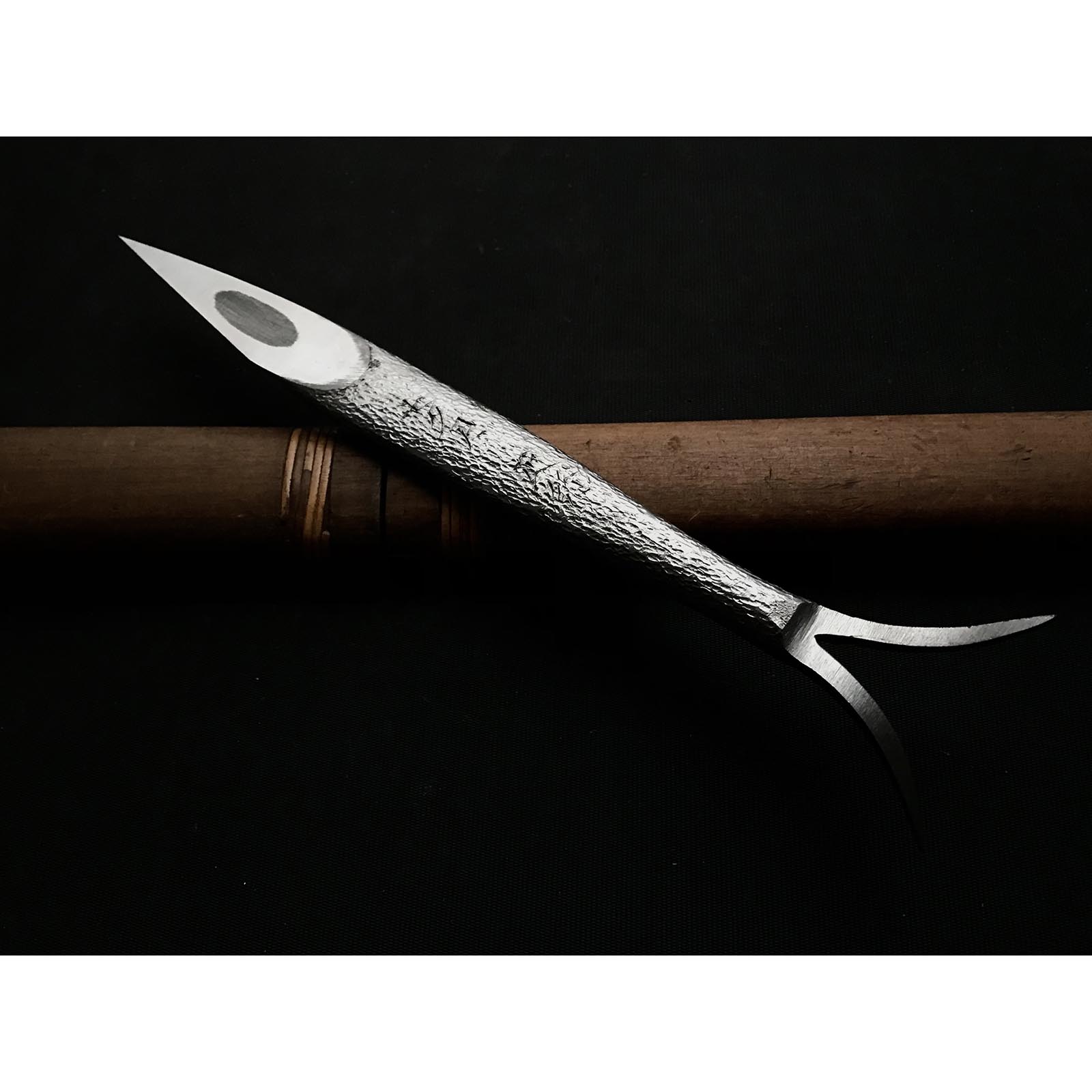 Doshinsai Masatsura Kiridashi by Baba Masatsura Right hand 道心斎正行 馬場正行氏 七夕月鯰 切出し小刀 右