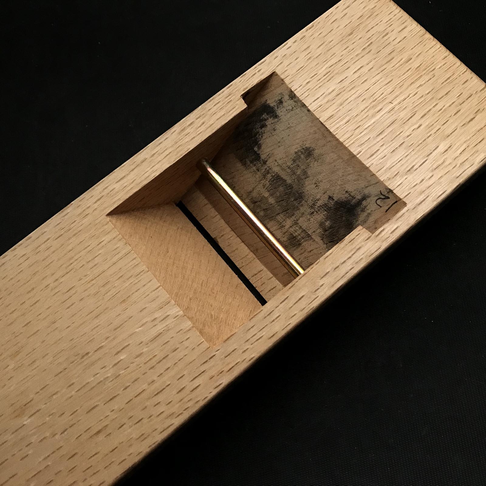 Old stock Chikage Smoothing Plane(Kanna) by Yokosaka Masato 掘出し物 橫坂正人作 千景 仕上げ鉋 65mm