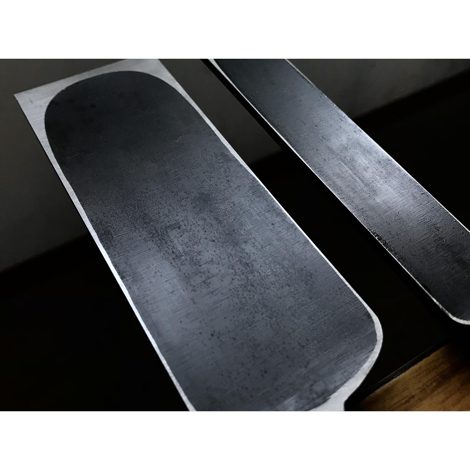 Old stock Kunikei Slick Chisels set by Ikeda Yoshiro (Ootsuki-nomi, Hontsuki-Nomi) 掘出し物 池田慶郎氏 三代目国慶作 本突き組鑿 48,24mm