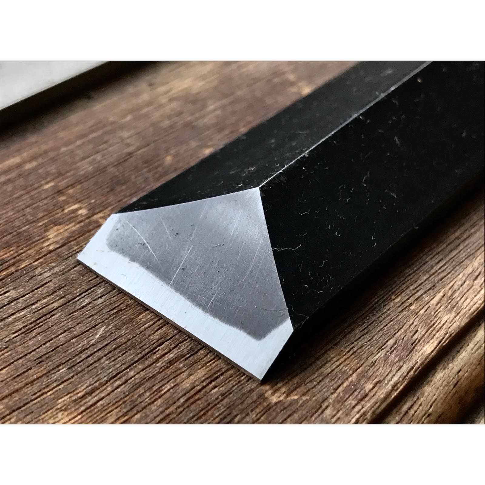 Old stock Kunikei Slick Chisels set by Ikeda Yoshiro (Ootsuki-nomi, Hontsuki-Nomi) 掘出し物 池田慶郎氏 三代目国慶作 本突き組鑿 48,24mm