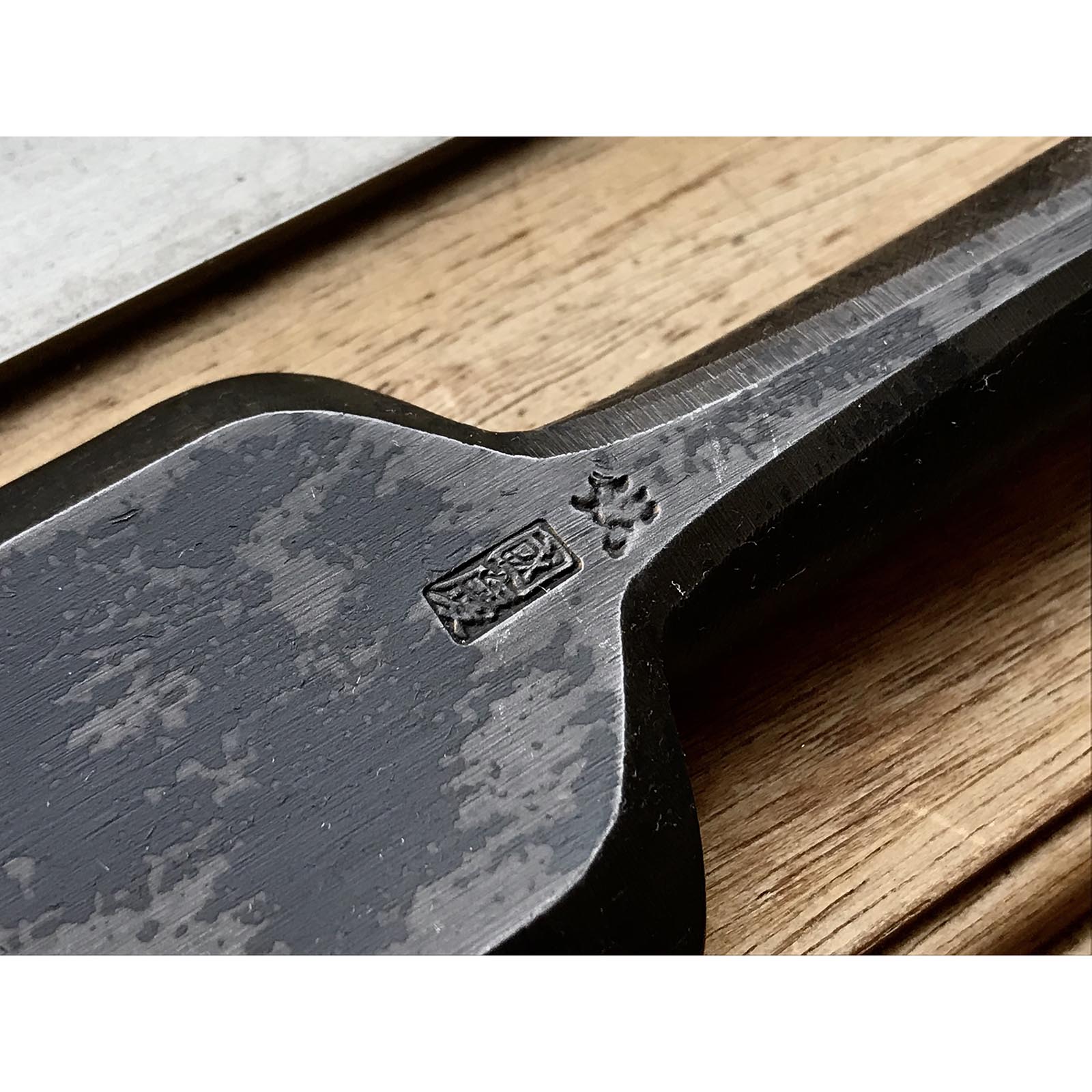 Old stock Kunikei Slick Chisels set by Ikeda Yoshiro (Ootsuki-nomi, Hontsuki-Nomi) 掘出し物 池田慶郎氏 三代目国慶作 本突き組鑿 48,24mm