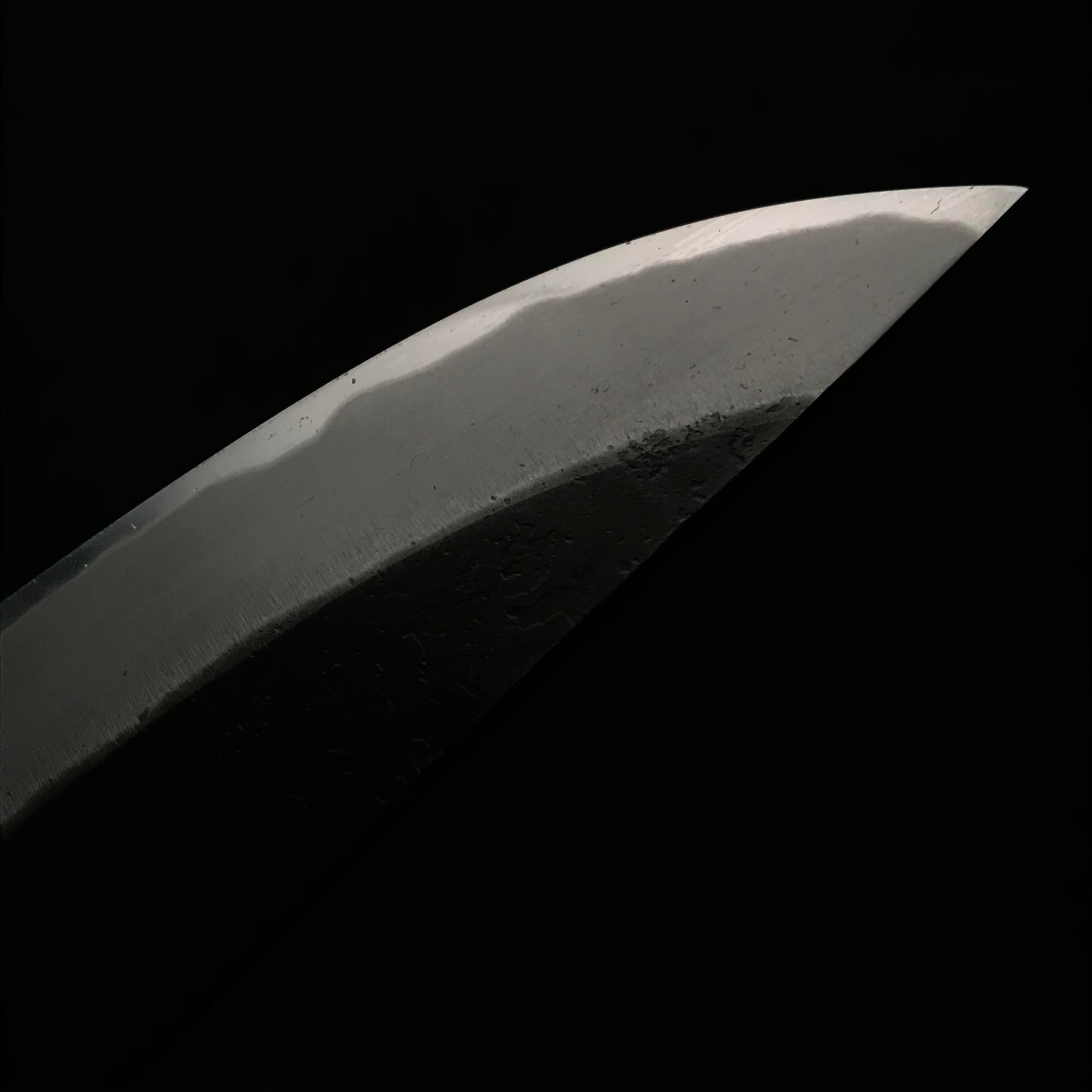 Ajikataya Double edged Nata by HinoUra Tsukasa 味方屋作 剣鉈 両刃 黒打ち 240mm