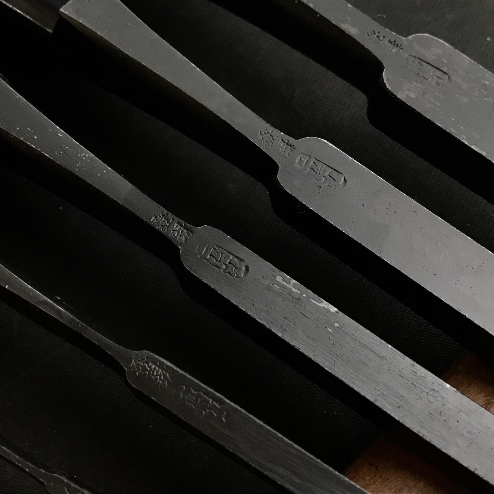Fujihiro Mortise chisels by Imai Chuutarou 今井忠太郎作 向待鑿 二治弘 Mukomachinomi