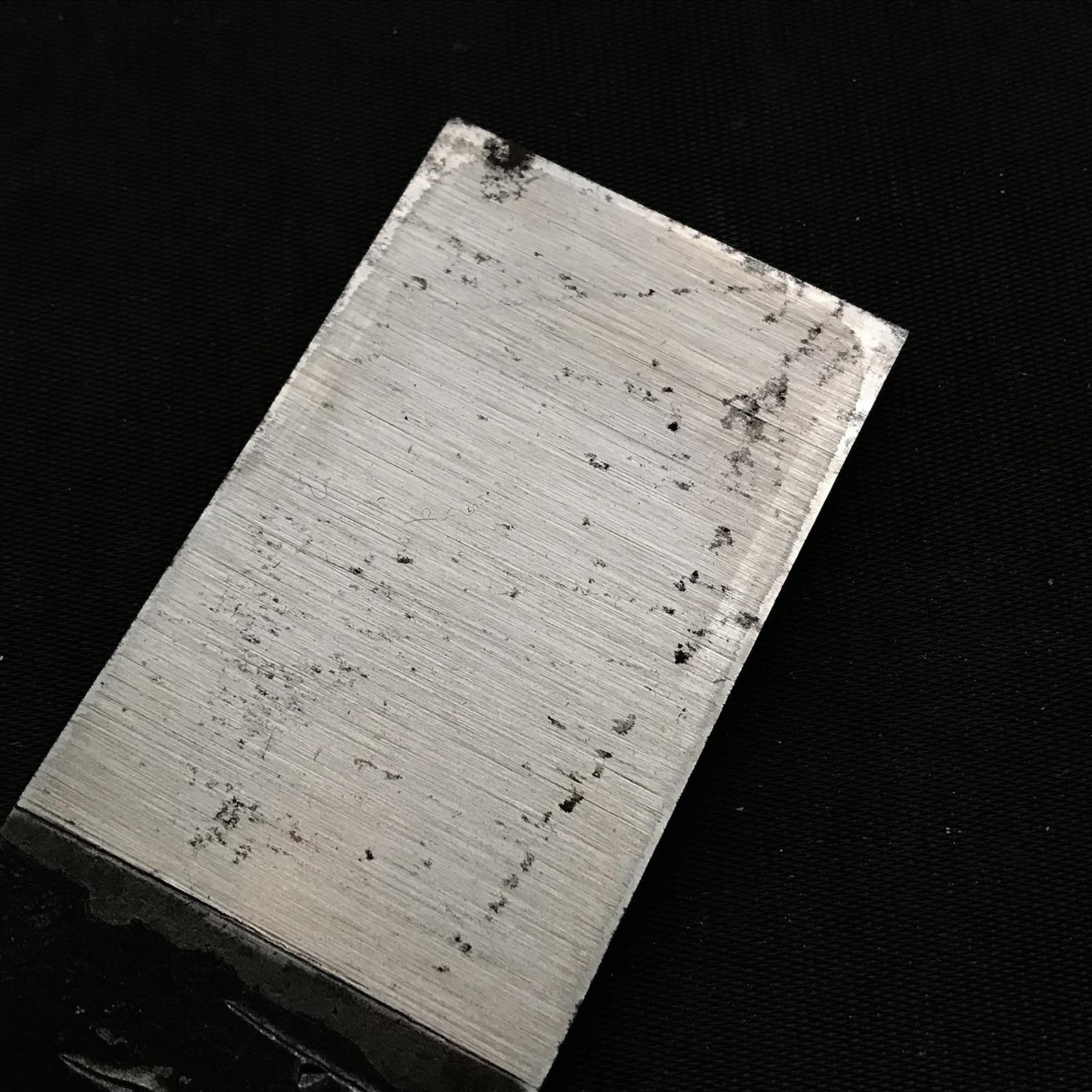 Old stock Sukenobe Small Plane (Kanna) with high angle wood body 掘出し物 助延 小鉋 9.5分勾配 45mm