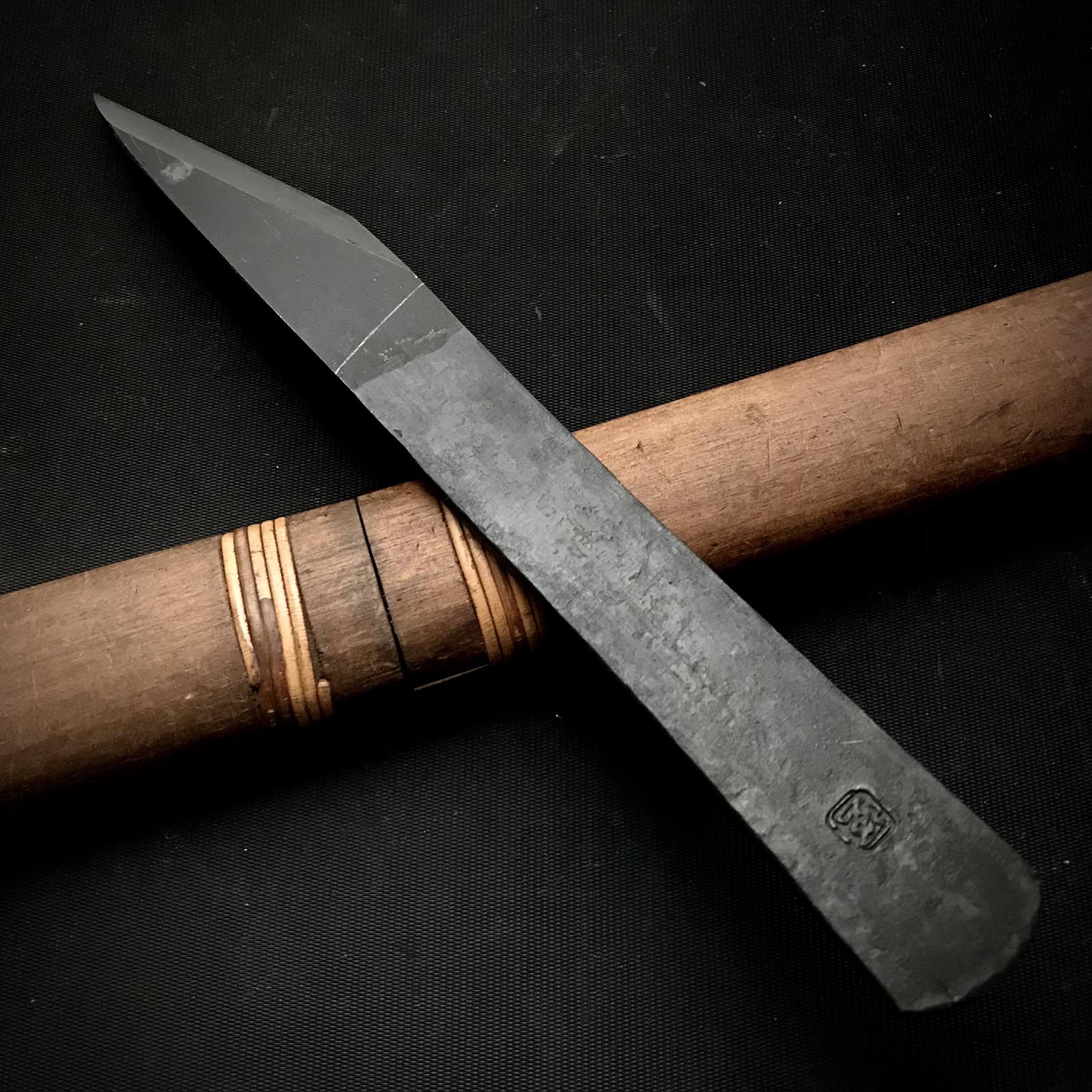 Old stock Mosaku Kiridashi Knives by Kanda Kioku 掘出し物 も作 切出し小刀 孔