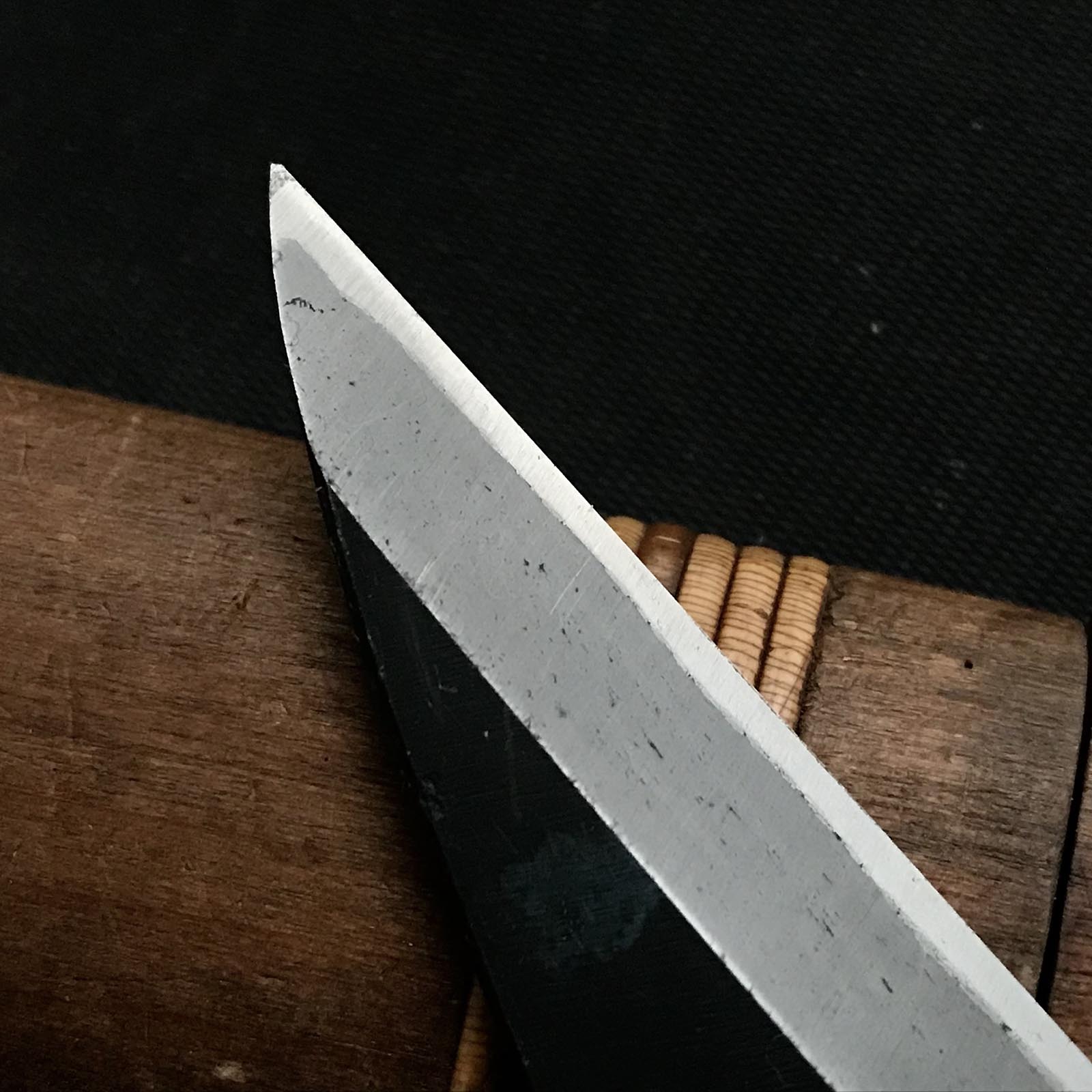 Old stock Mosaku Kiridashi Knives by Kanda Kioku 掘出し物 も作 切出し小刀 孔