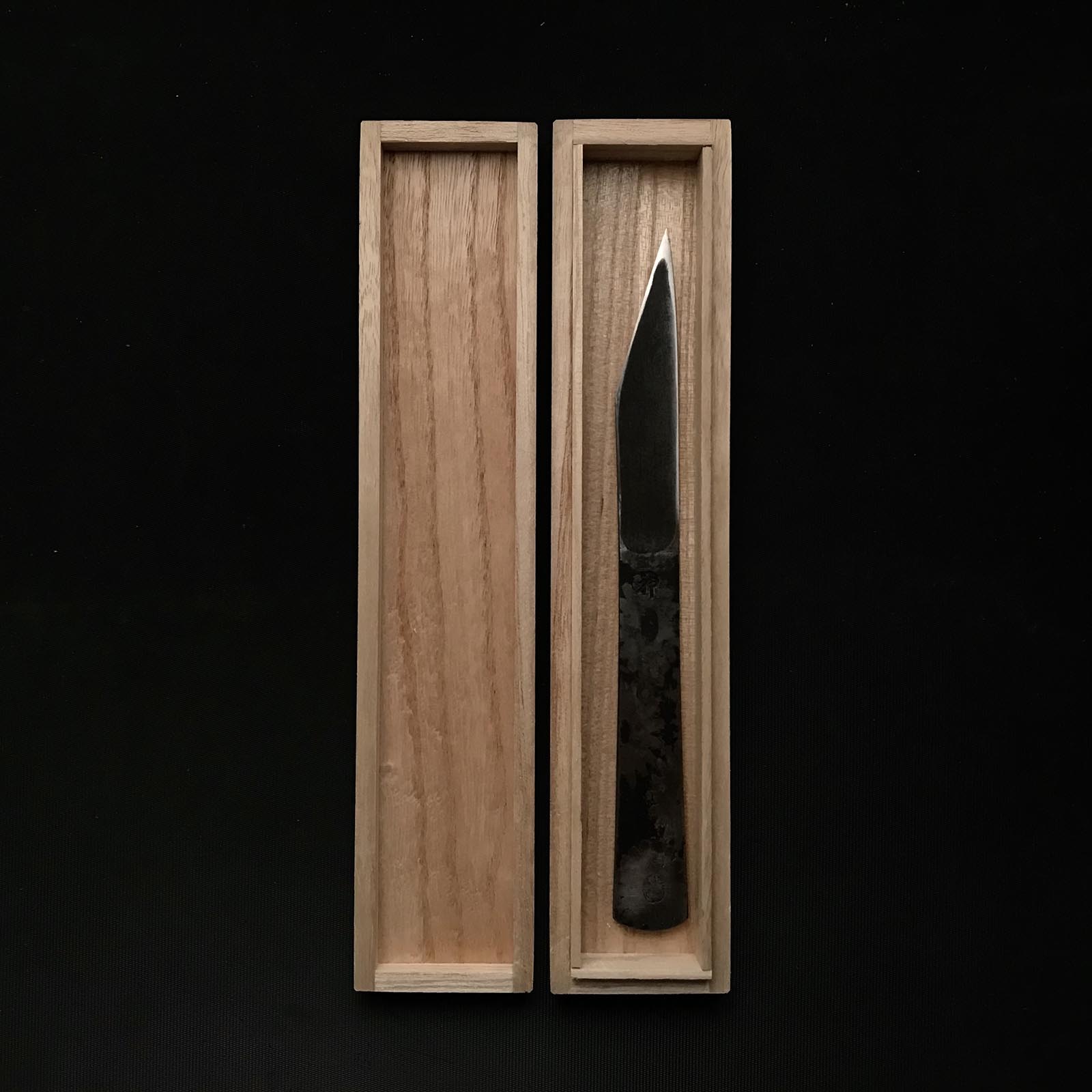 Old stock Mosaku Kiridashi Knives by Kanda Kioku 掘出し物 も作 切出し小刀 神