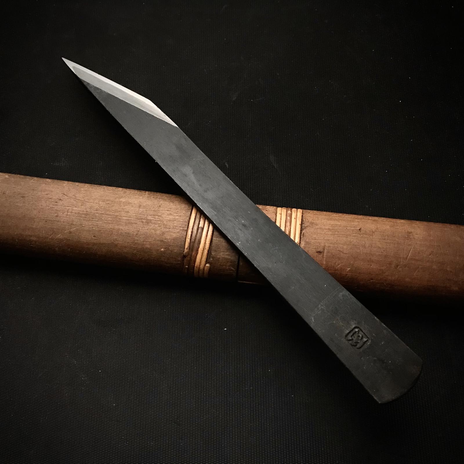 Old stock Mosaku Kiridashi Knives by Kanda Kioku 掘出し物 も作 切出し小刀 神