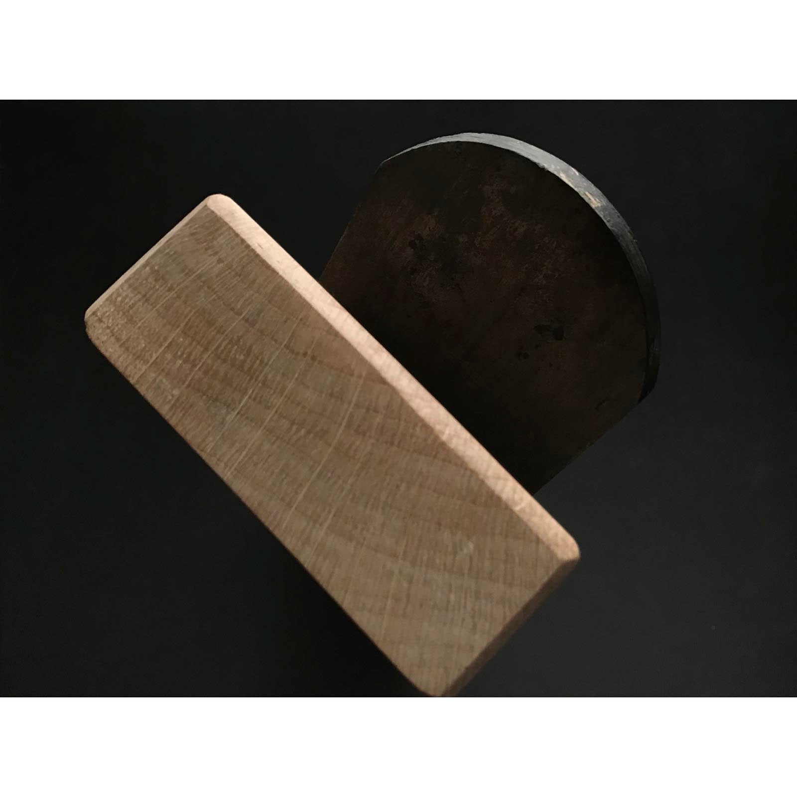 Old stock Tadaharu Smoothing Plane (Kanna) by Tsutsumitomoichi 掘出し物 堤朋一作 忠春 仕上げ鉋 70mm