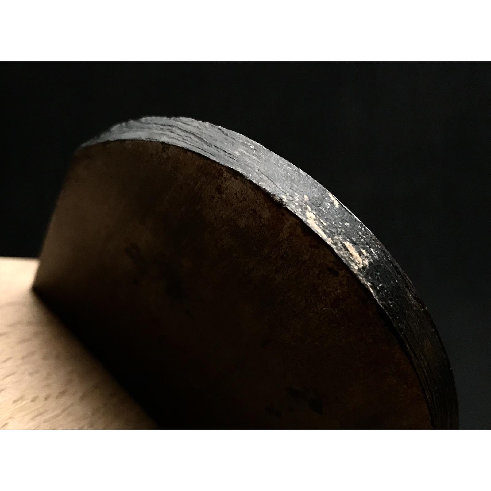 Old stock Tadaharu Smoothing Plane (Kanna) by Tsutsumitomoichi 掘出し物 堤朋一作 忠春 仕上げ鉋 70mm