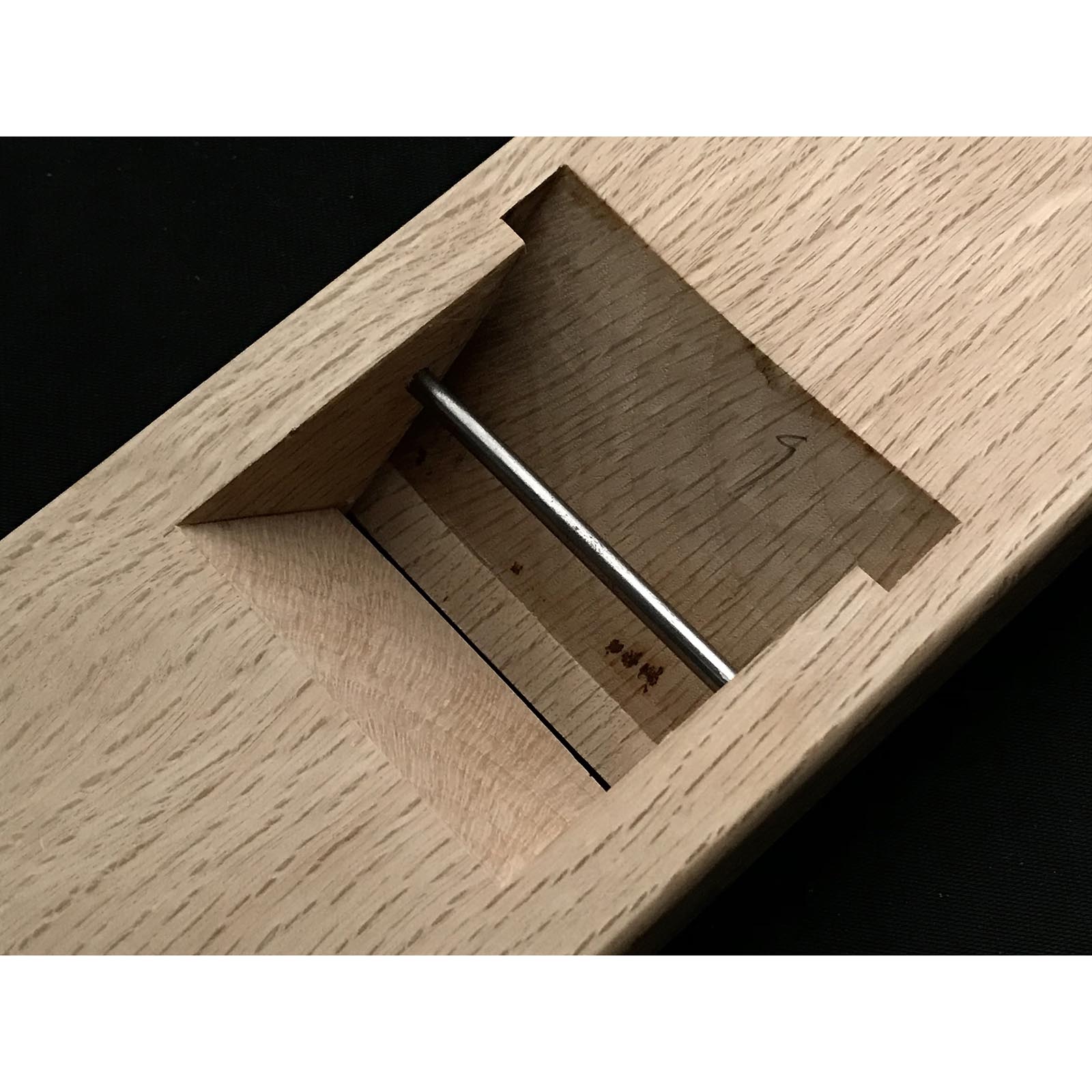 Old stock Tadaharu Smoothing Plane (Kanna) by Tsutsumitomoichi 掘出し物 堤朋一作 忠春 仕上げ鉋 70mm