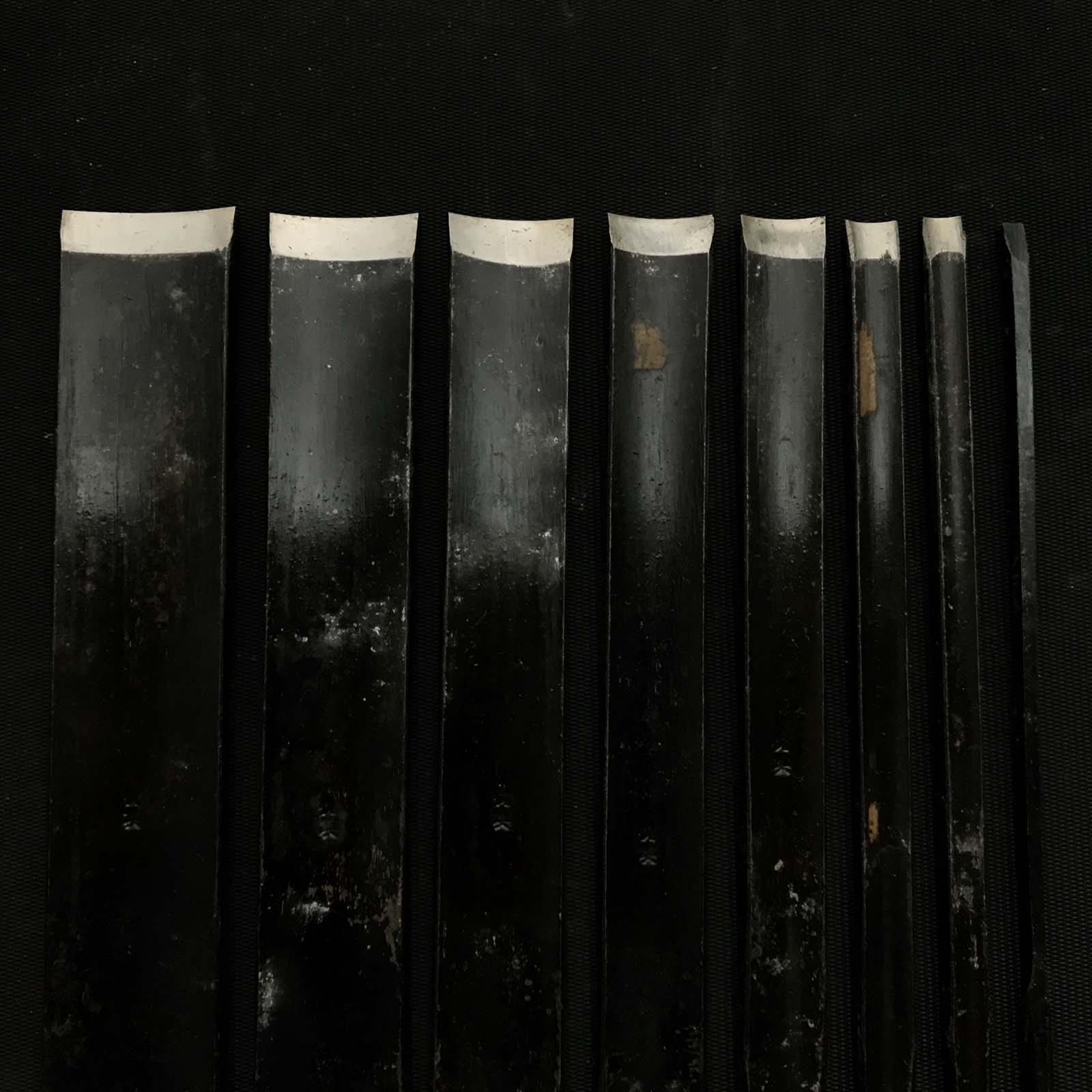 えつえ 外丸彫刻刀 鑿 青鋼 悦英 外丸彫刻刀 青紙鋼