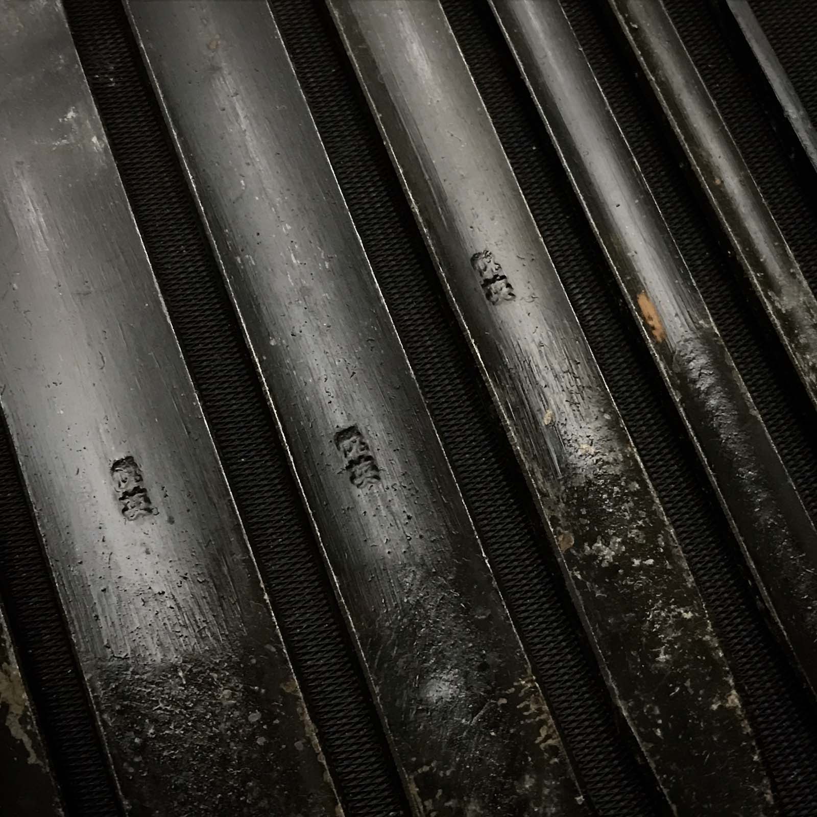 えつえ 外丸彫刻刀 鑿 青鋼 悦英 外丸彫刻刀 青紙鋼