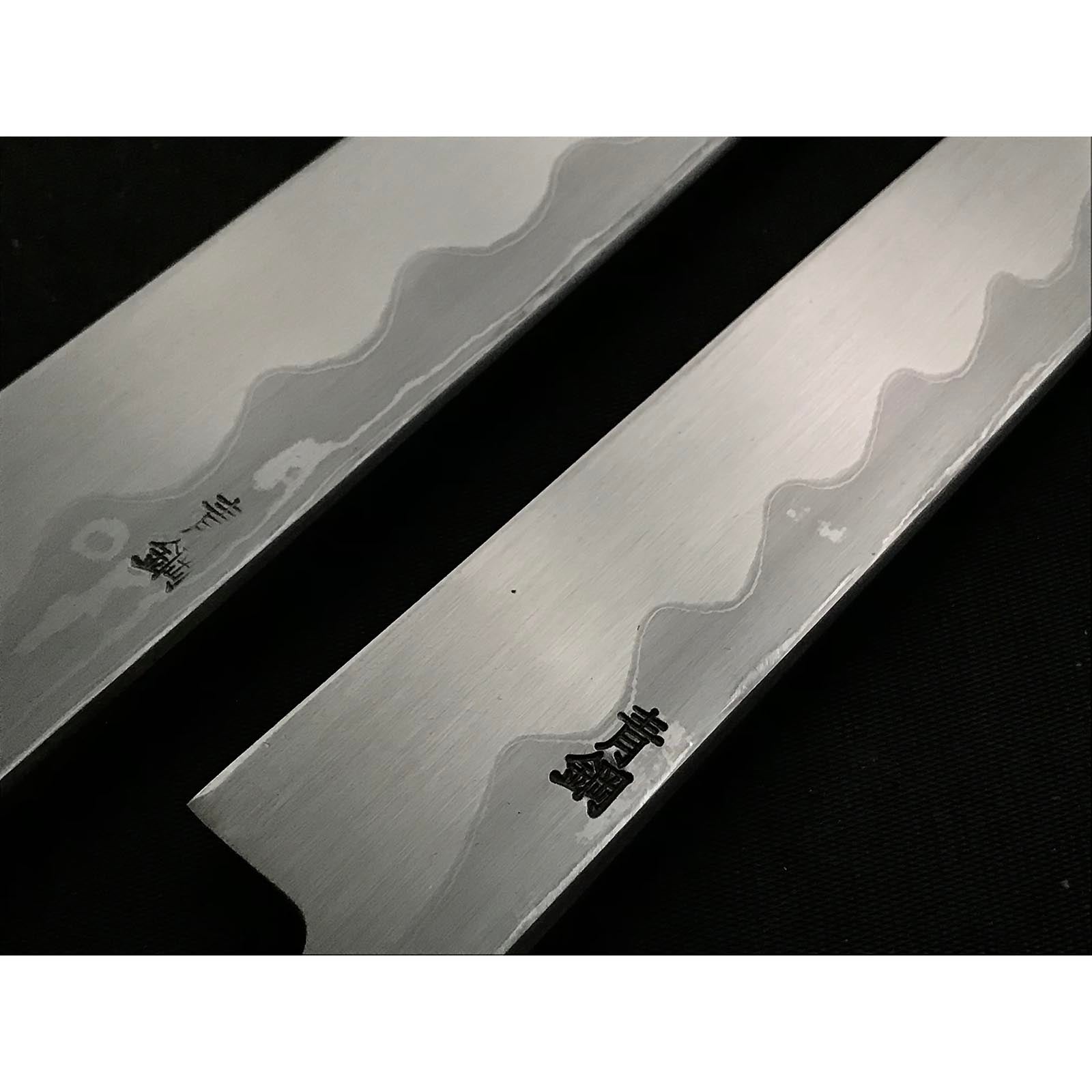 Kouetsu Damascus Finish Yanagiba Bocho with Blue steel 侊悦 青紙鋼 墨流し 柳刃包丁 240mm 270mm