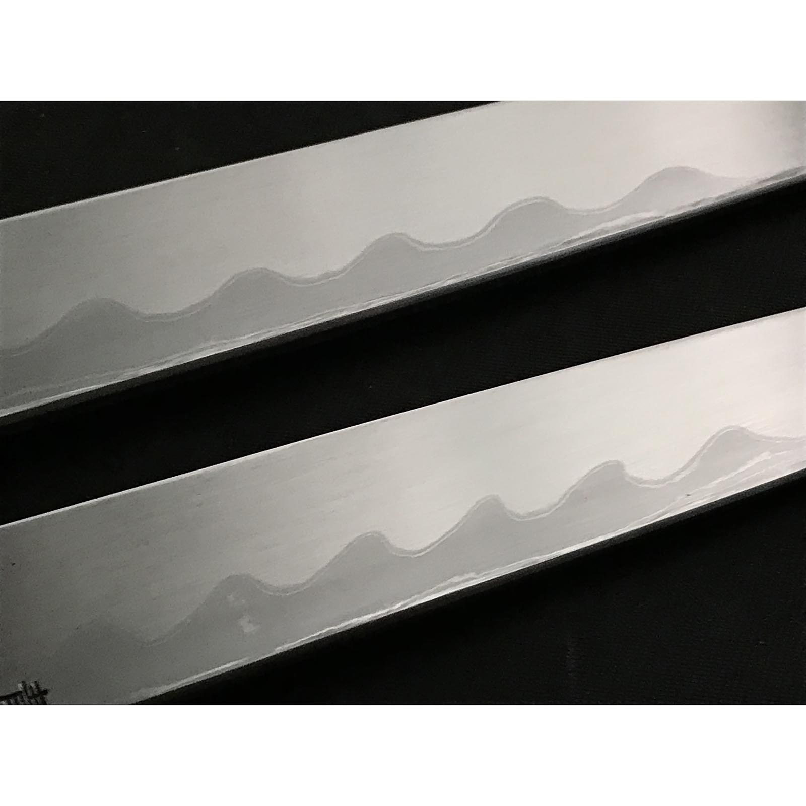 Kouetsu Damascus Finish Yanagiba Bocho with Blue steel 侊悦 青紙鋼 墨流し 柳刃包丁 240mm 270mm